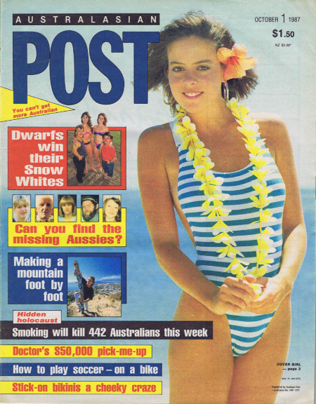 Australasian Post Magazine Oct 1 1987 How to Play Soccer on Bike!